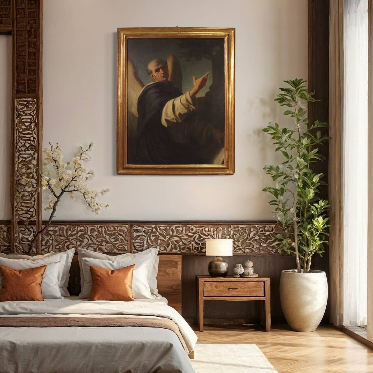 Great 18th century Italian painting, Saint Vincent Ferrer
