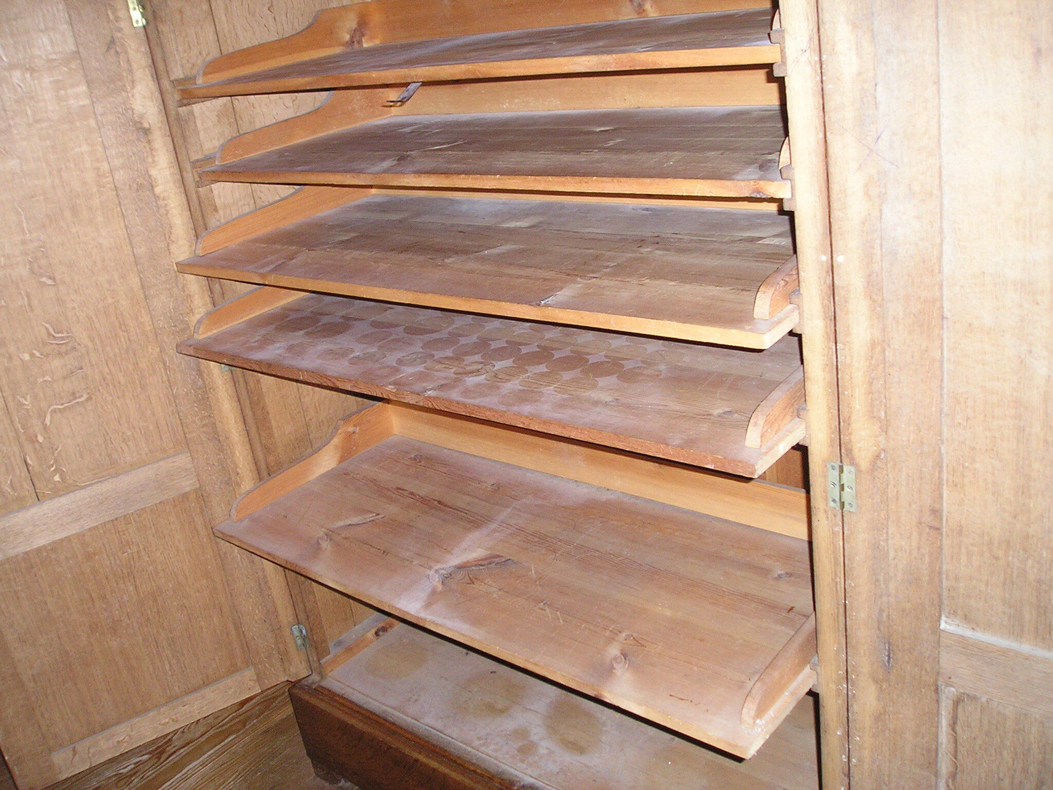 Louis Philippe sacristy cabinet in blond oak