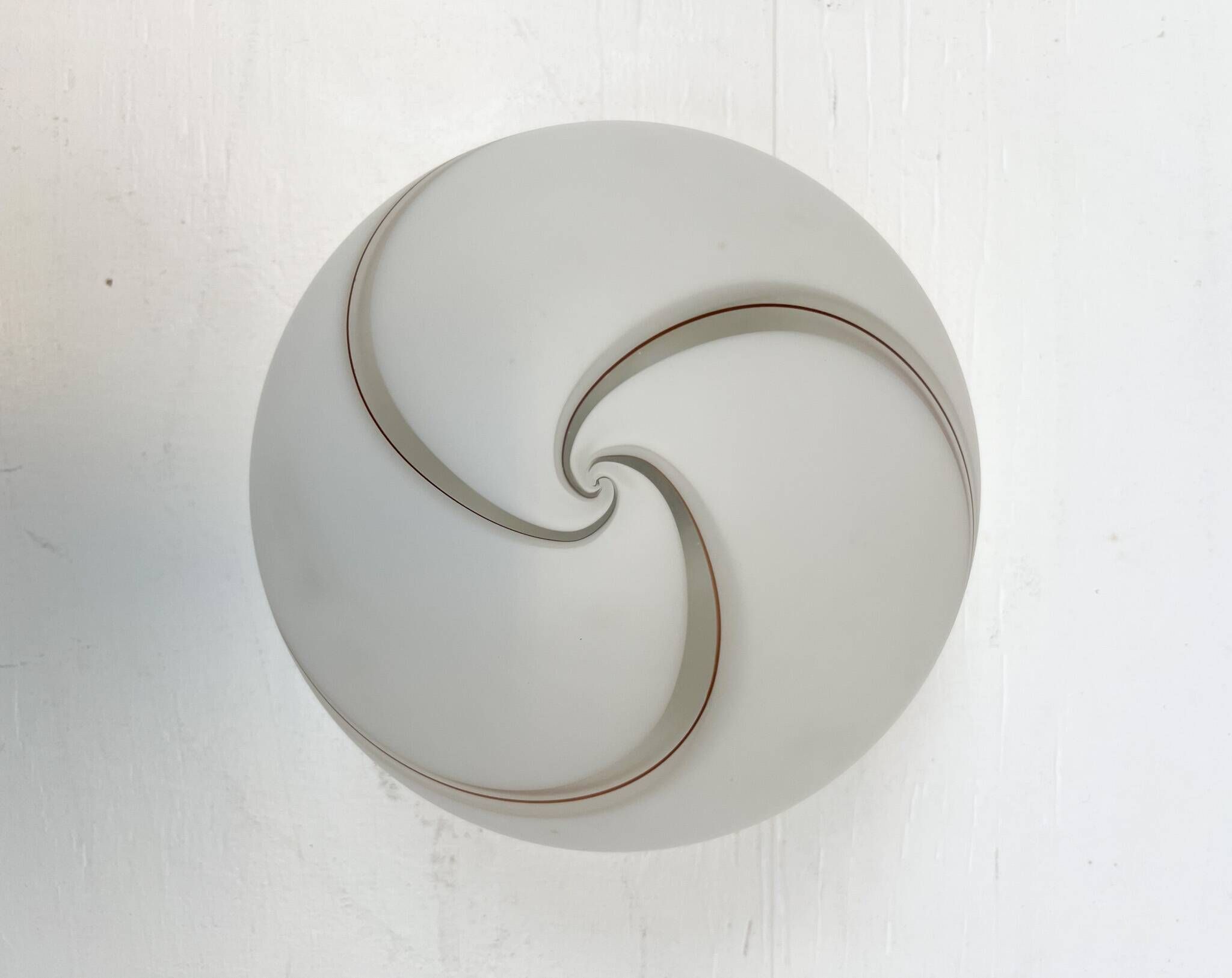 Murano glass ceiling or wall lamp by Vetri VM, 1960s