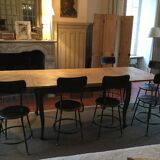 Old dining table with extensions