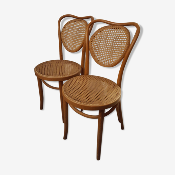 Paire de chaises bistrot viennoises Thonet