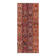 Vintage Turkish kilim, handwoven, 137x316 cm.