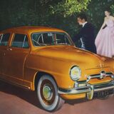 Affiche ancienne Simca 9 1951 1955