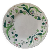 4 Assiettes plates Creil et Montereau
