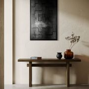 Table "Dark Matter" straw marquetry