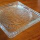 Art deco nevada pocket tray in molded glass