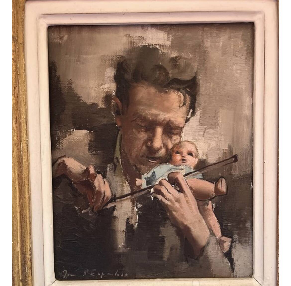 Oil on canvas Jean D'esparbes