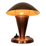 Petite lampe de table en laiton de style Bauhaus, Tchécoslovaquie, années 1940.