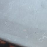 Large shallow dish (signed) in French studio stoneware from the 1960s-70s.