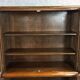 Glass art deco oak buffet
