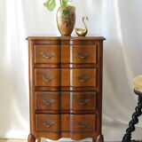 Chiffonnier style Louis XV cherry in marquetry