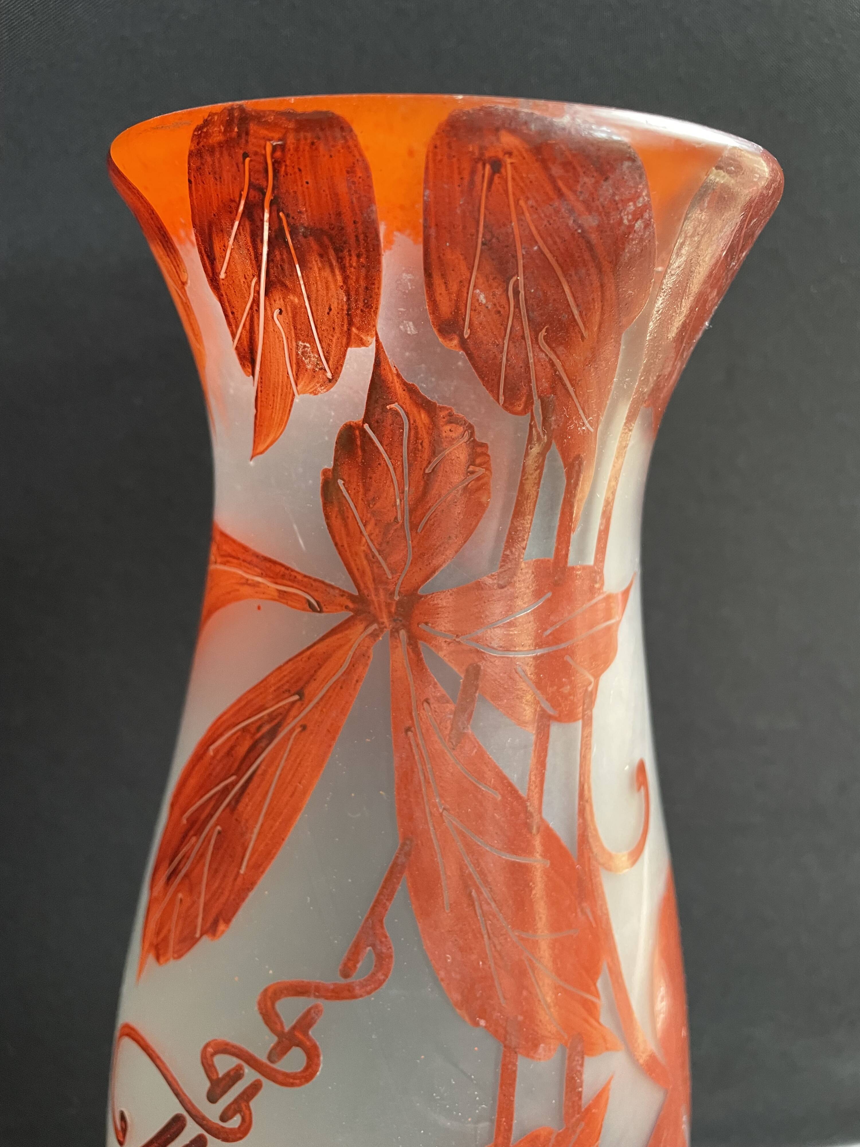 FT Legras vase signed – Art Nouveau