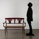 Antique Thonet Art Nouveau canapé in beech, Austria, 20th century.