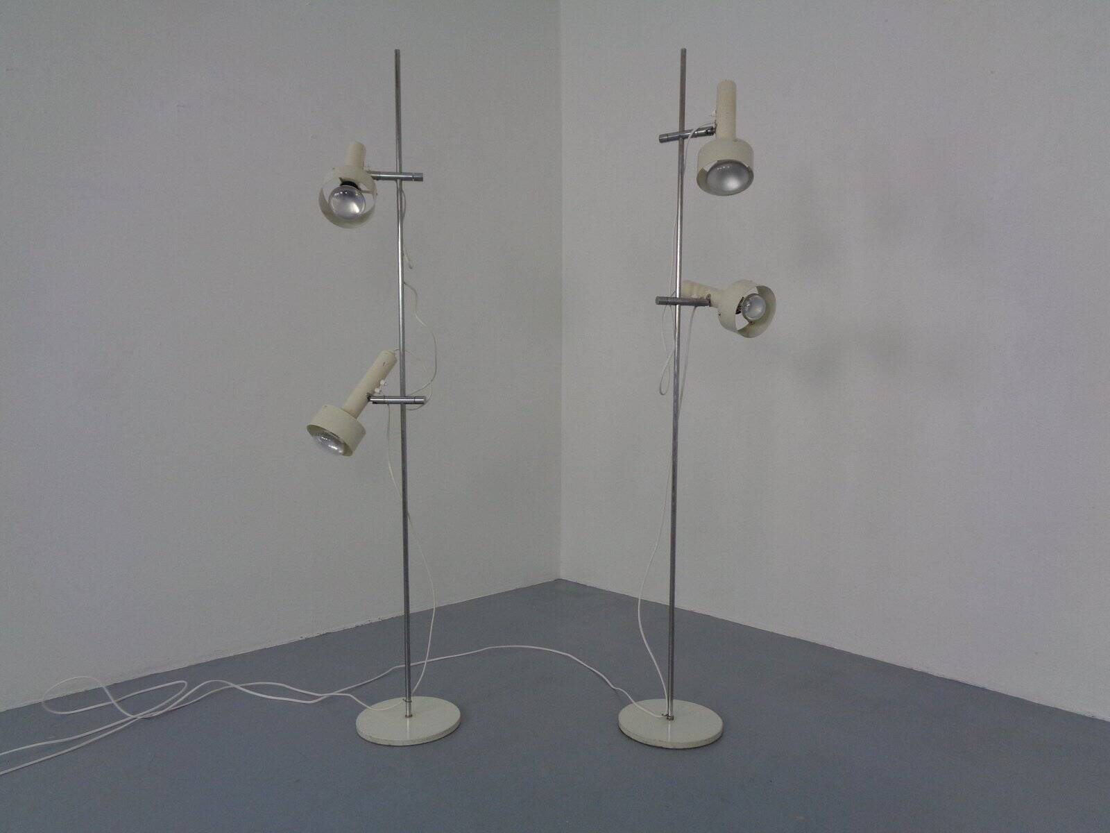 Adjustable Floor Lamps by Edi Franz for Swiss Lamps, Switzerland, 1960s