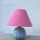 Romantic blue and pink ceramic lamp
