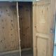 Wedding wardrobe painted in folk art style.