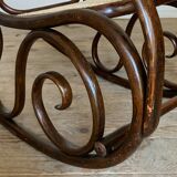 Vintage rocking chair Jakob and Josef Kohn