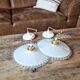 Vintage opaline pendant light