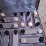 Box of 12 art deco knife holders (salt shaker, pepper shaker)