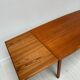 1960s large vintage Danish teak extendable dining table by Vamo Sønderborg