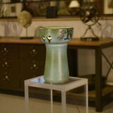 Table lamp in ceramic by Guillerme and Chambron 1980s