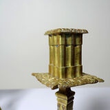 Chandelier mural 2 flames style High Era 19th century gilded bronze "in the financial style"