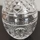 Old crystal drageoir/candy maker in the shape of an egg Cristal d'Arc