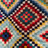 Boucharouite carpet, 264x140 cm