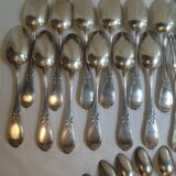 Housewife "Au Bon Marché" in silver metal rocaille model