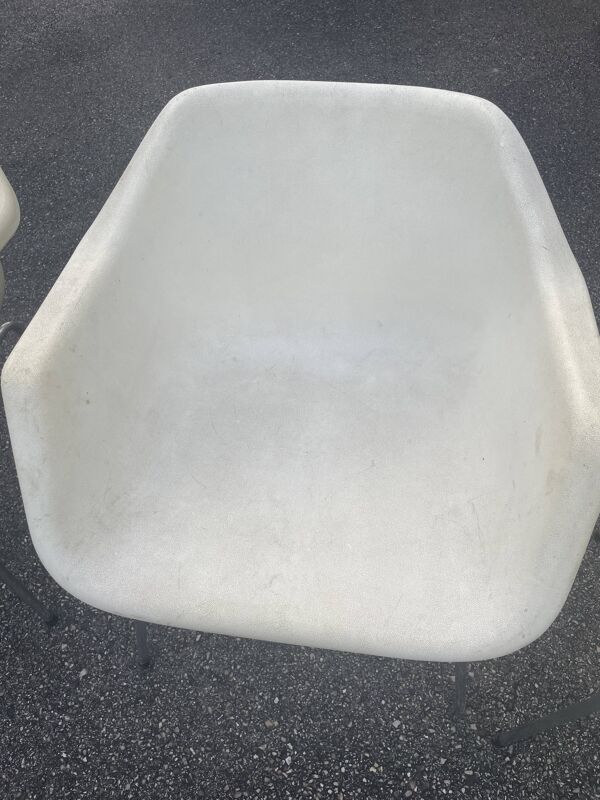 Hille / Fauteuil en plastique White Robin Day