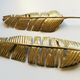 Lot de 2 plumes en laiton