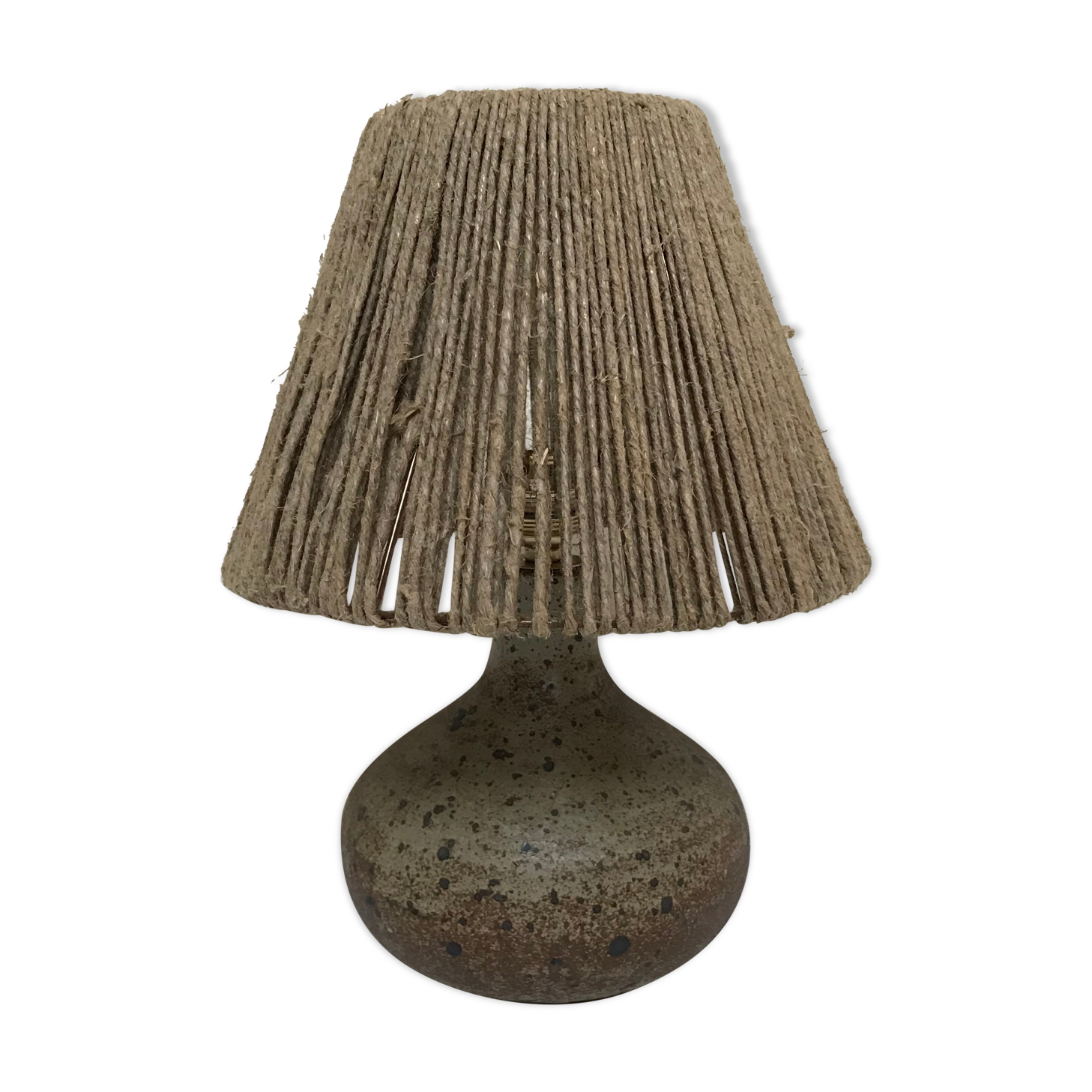 Sandstone lamp, circa 1950