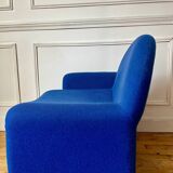 Vintage 70s wool fireside chair