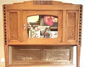1930s wooden sideboard