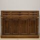 Sideboard in rosewood in the Charles X style, of fine cabinetmaking quality.