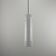 White glass cylindrical pendant by Glashütte Limburg, 1970.