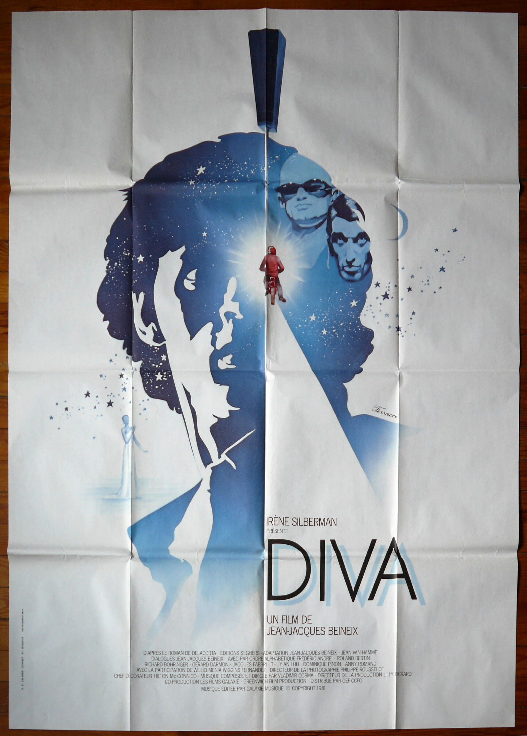 Original cinema poster-Diva-Jean-Jacques Beineix