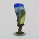 Art Nouveau vase in multicolored glass paste