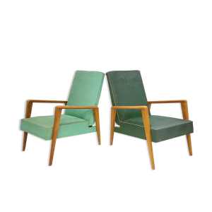 paire de fauteuils 1950
