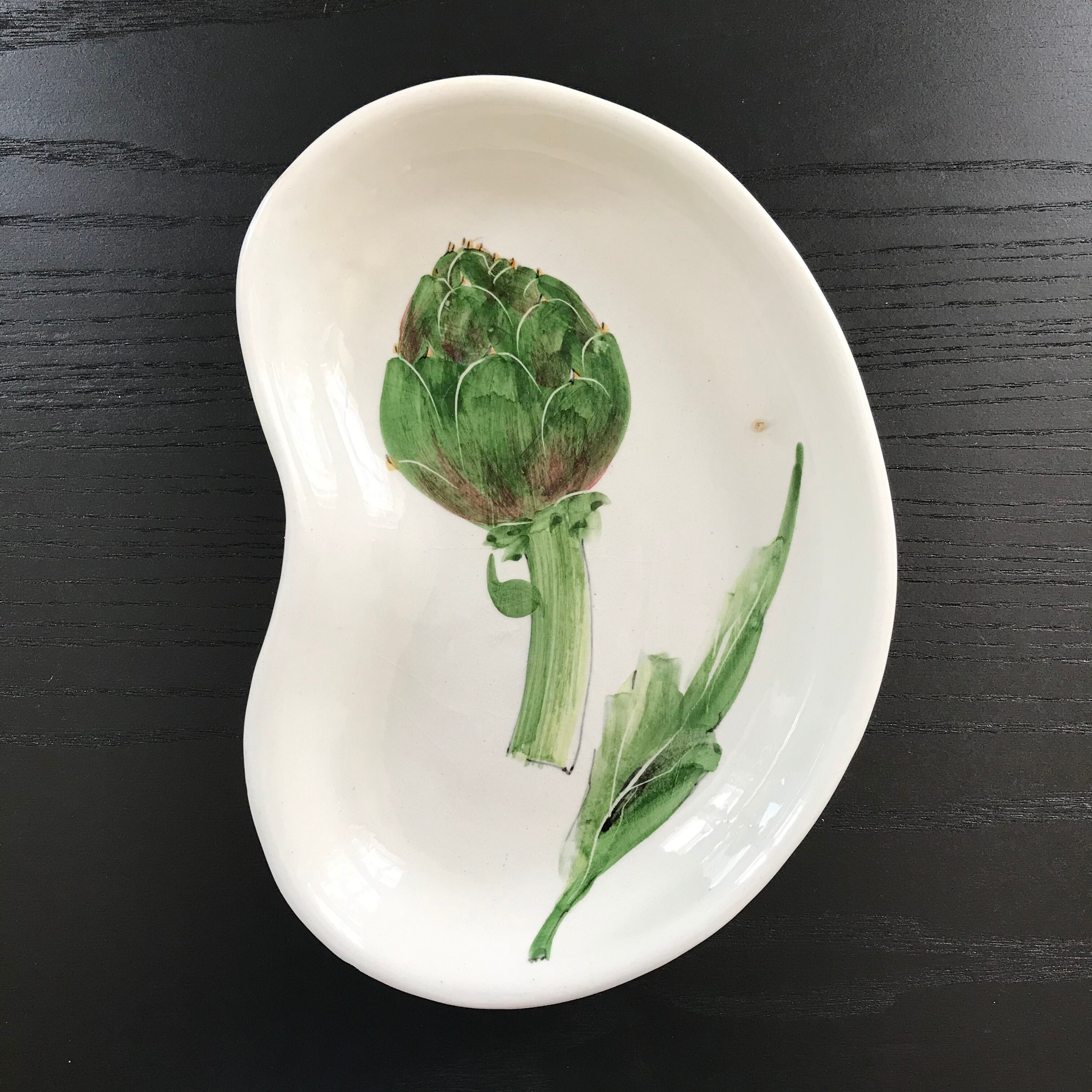 Artichoke decor pocket emptier