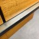 Vintage teak and aluminum sideboard, 1970s, TV stand, Scandinavian style