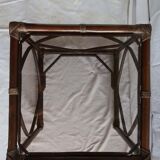 Table basse d'appoint en rotin