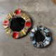 Pair of ceramic mirrors 1950 dlg Mithé