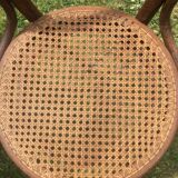 Chaises de bistrot cannage artisanal