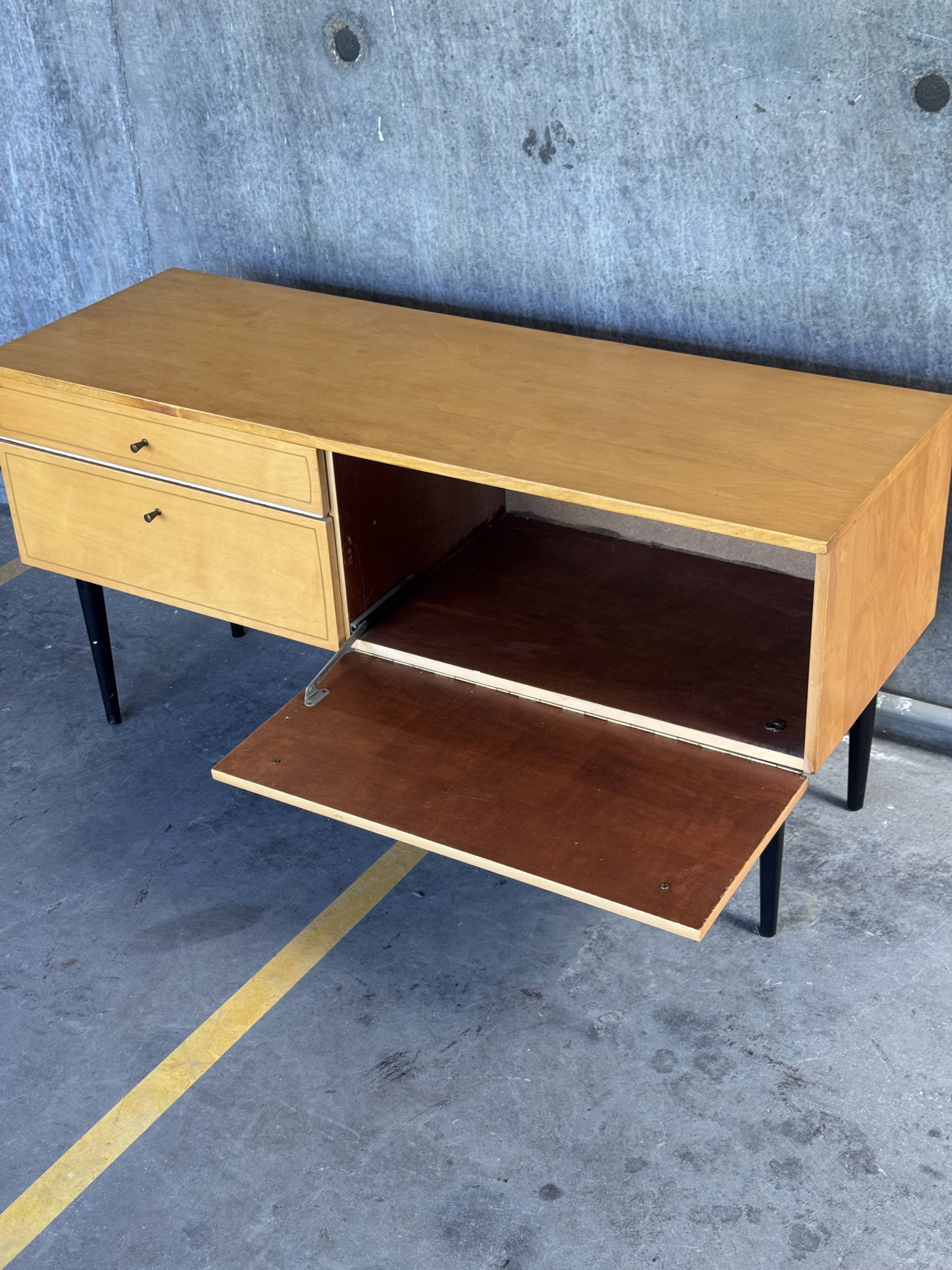 Vintage Pine Laminate Side Cabinet