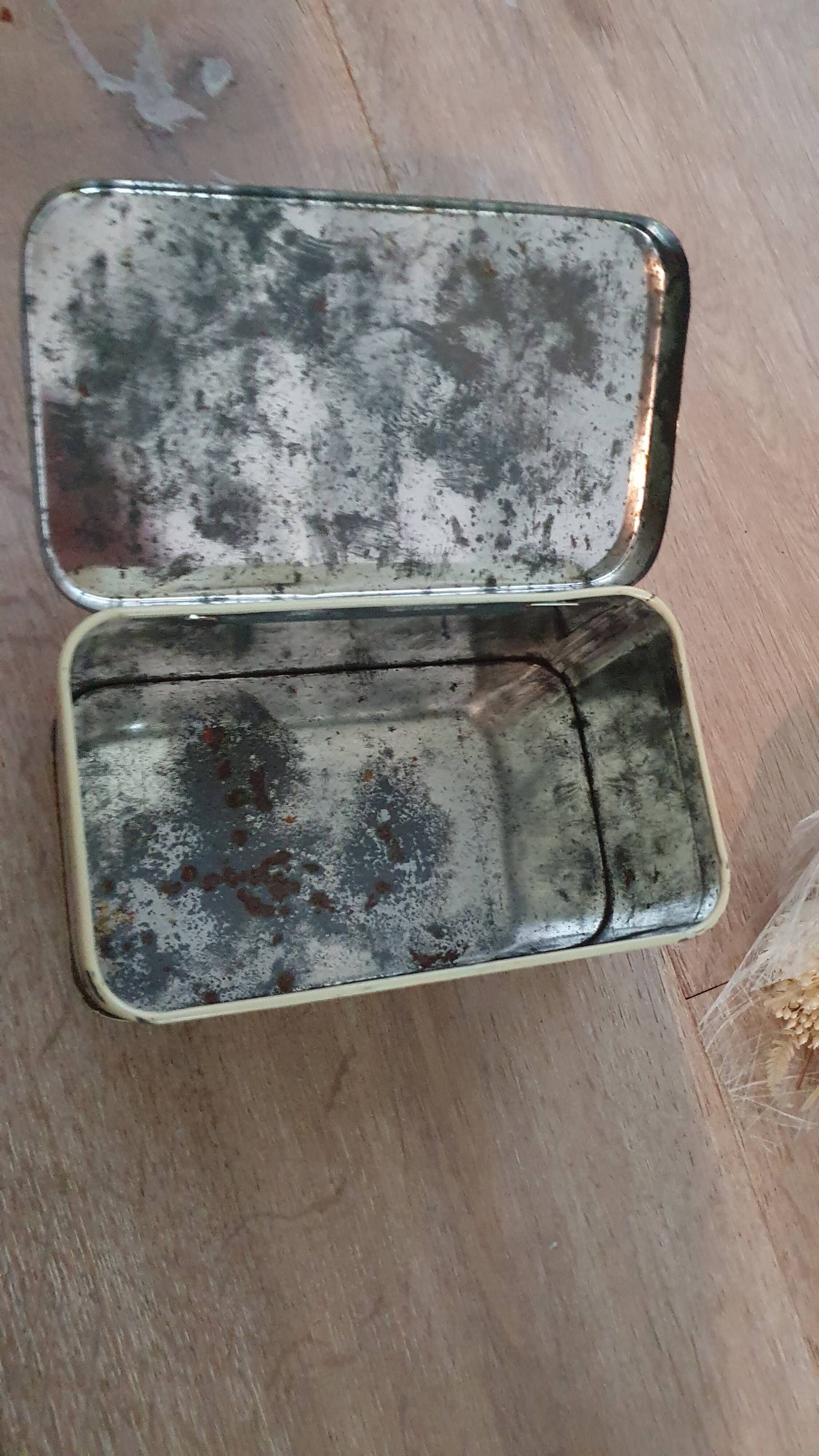 Old vichy pastilles metal box