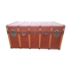 Malle de Voyage Bois et Simili Cuir