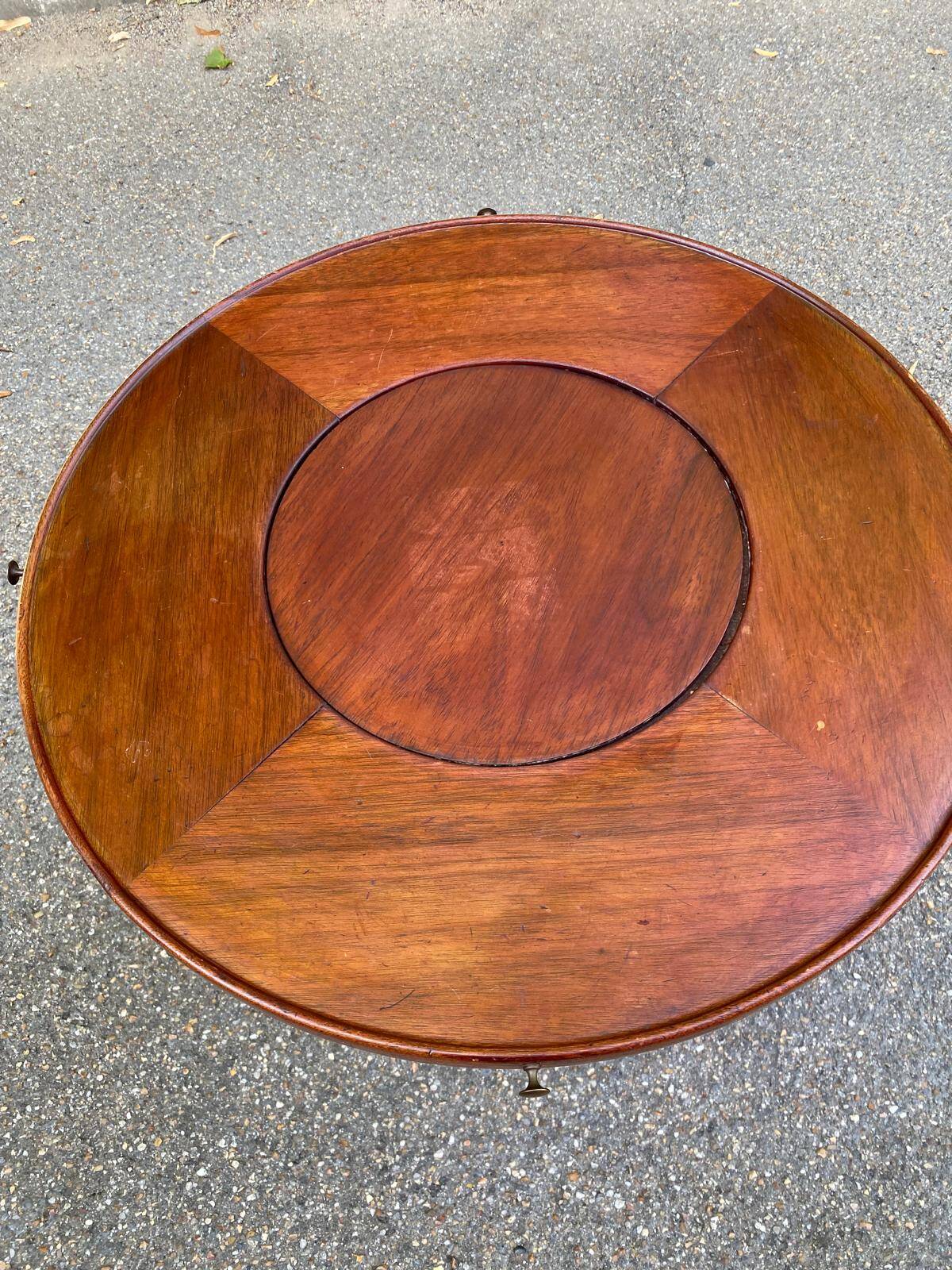 Louis XVI swiveling stand in solid wood from the 19th century