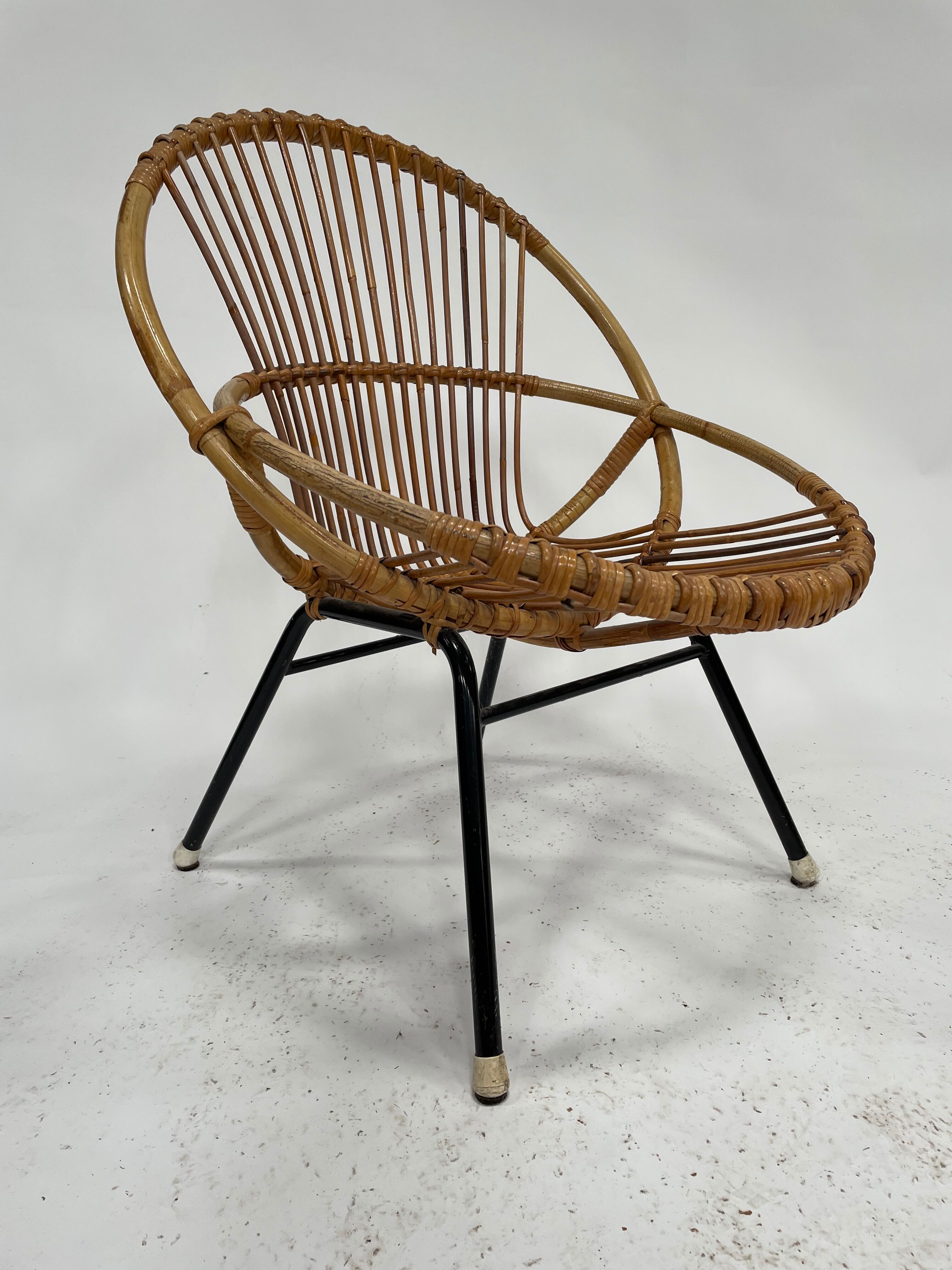 Chaise par Dirk van Sliedregt Rohe Noordwolde 1960 aux Pays-Bas