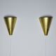 Scandinavian Modern Brass Wall Sconces by IKEA, 1980s